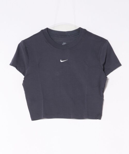 NIKE（ナイキ）の「《NIKEアパレル》WS NSW CHLL CRP S/S（Tシャツ/カットソー・レディース・ブラック×ホワイト/ホワイト×ブラック/その他/ライラック/グレー系その他・S/M/L/XL）」の4枚目の写真