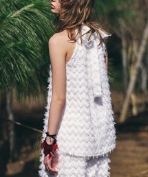 AKTE | ホルターネックジャガードブラウス(シャツ/ブラウス)