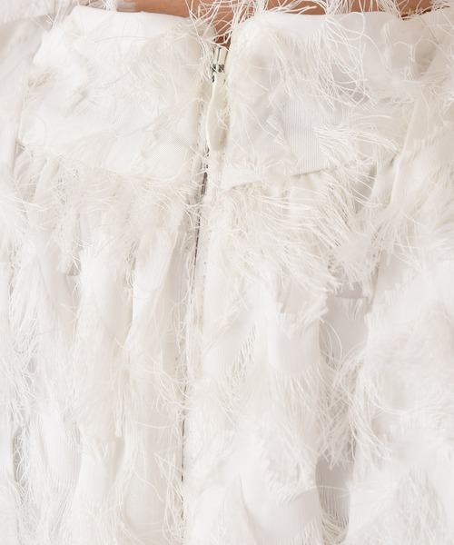 AKTE（アクテ）の「ホルターネックジャガードブラウス（シャツ/ブラウス・レディース・ホワイト/ブラック・FREE）」の5枚目の写真