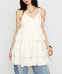 LAGUA GEM | OVERLAP FRILL ワンピース(ワンピース)