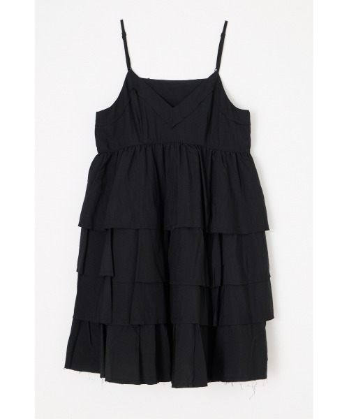 LAGUA GEM（ラグアジェム）の「OVERLAP FRILL ワンピース（ワンピース・レディース・ブラック/オフホワイト/ライトイエロー・SMALL/MEDIUM）」の19枚目の写真