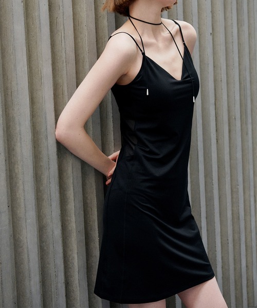 MIZUNO(�~�Y�m�@)��Mizuno × Ameri SHEER DOCKING CAMISOLE DRESS(�L���~�\�[��)