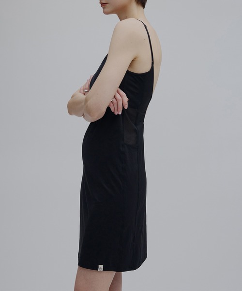MIZUNO(ミズノ )の「Mizuno × Ameri SHEER DOCKING CAMISOLE DRESS(キャミソール・レディース・ブラック/ベージュ/ホワイト・LARGE/MEDIUM/SMALL)」の10枚目の写真