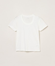 three dots（スリードッツ）の「80ストレッチコットン ジェシカ（Tシャツ/カットソー）」