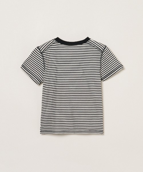 three dots（スリードッツ）の「80ストレッチコットン ジェシカ（Tシャツ/カットソー・レディース・ブラック/ホワイト/ブラック系その他・MEDIUM/SMALL）」の8枚目の写真