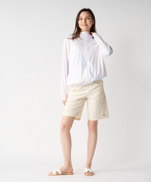 FILA（フィラ）の「ナイロンタスランパンツ（その他パンツ・レディース・オフホワイト/ブラック/モカ・X-LARGE/LARGE/MEDIUM）」の5枚目の写真