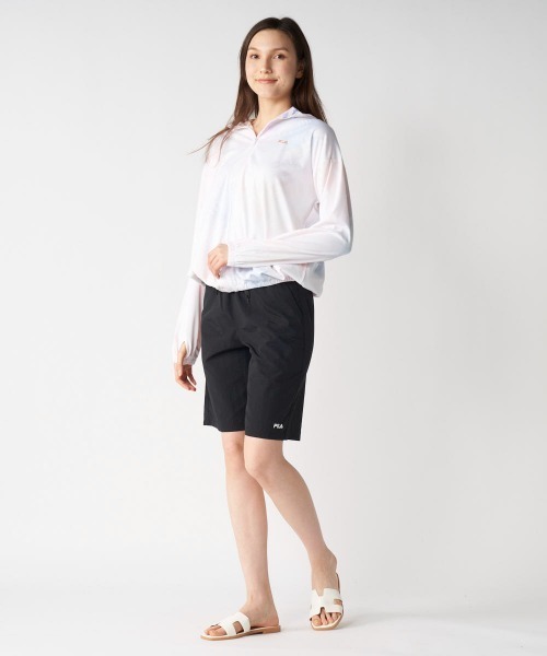 FILA（フィラ）の「ナイロンタスランパンツ（その他パンツ・レディース・オフホワイト/ブラック/モカ・X-LARGE/LARGE/MEDIUM）」の11枚目の写真
