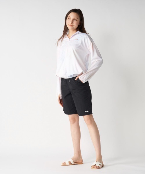 FILA（フィラ）の「ナイロンタスランパンツ（その他パンツ・レディース・オフホワイト/ブラック/モカ・X-LARGE/LARGE/MEDIUM）」の12枚目の写真