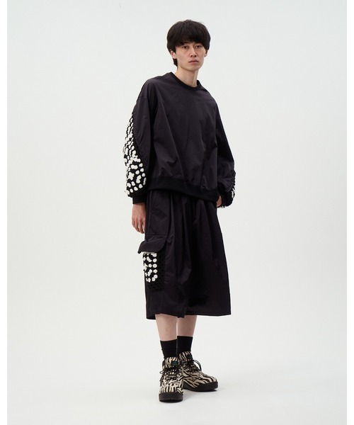 DISCOVERED(ディスカバード)の「KAJIF NYLON CROCHET POCKET CARGO SHORTS(カーゴパンツ・メンズ・ブラック/カーキ・LARGE/SMALL)」の15枚目の写真