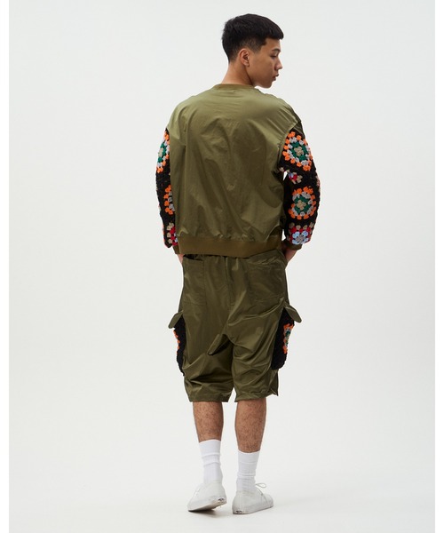 DISCOVERED(ディスカバード)の「KAJIF NYLON CROCHET POCKET CARGO SHORTS(カーゴパンツ・メンズ・ブラック/カーキ・LARGE/SMALL)」の6枚目の写真