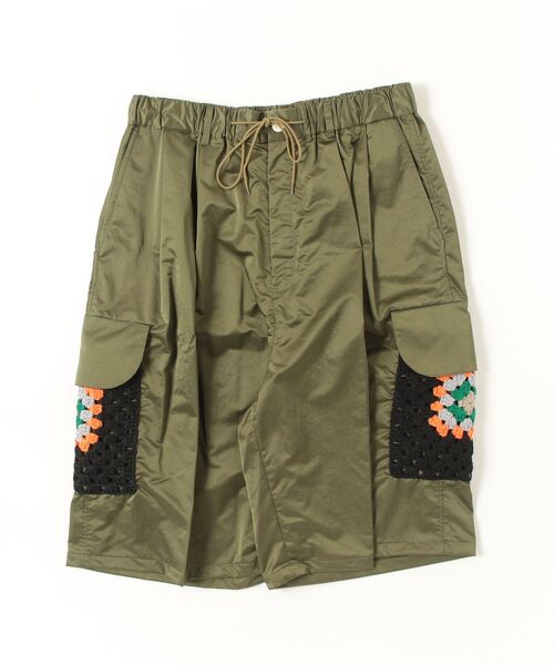 DISCOVERED(ディスカバード)の「KAJIF NYLON CROCHET POCKET CARGO SHORTS(カーゴパンツ・メンズ・ブラック/カーキ・LARGE/SMALL)」の19枚目の写真