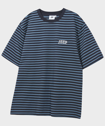 JEEP ストライプ半袖Tシャツ (JR5TSU122SB)