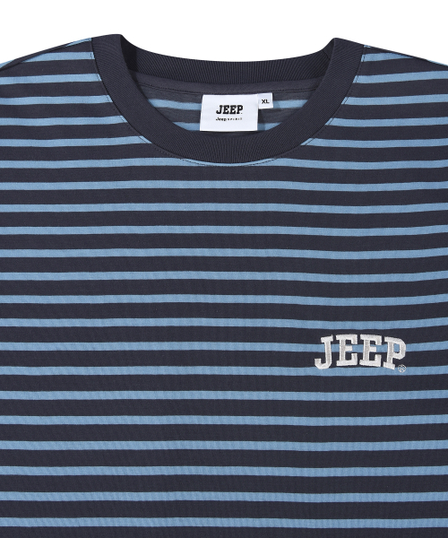 JEEP（ジープ）の「JEEP ストライプ半袖Tシャツ (JR5TSU122SB)（Tシャツ/カットソー・レディース・その他・SMALL/MEDIUM/LARGE/X-LARGE/2XL）」の4枚目の写真