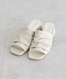 earth music&ecology | ソフトギャザーミュール(サンダル)