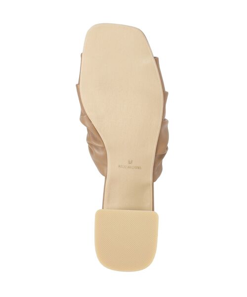 earth music&ecology（アースミュージックアンドエコロジー）の「ソフトギャザーミュール（サンダル・レディース・アイボリー/ブラック/グレイッシュベージュ・S/M/L）」の20枚目の写真