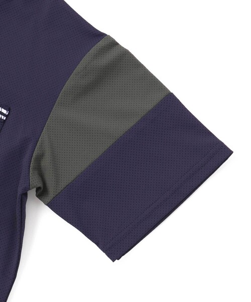 WASK（ワスク）の「【接触冷感】バイカラーポケットテープBIGTシャツ（Tシャツ/カットソー・キッズ・ネイビー/ブラック・130cm/140cm/160cm/150cm）」の8枚目の写真