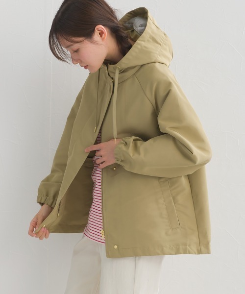 OMNES(オムネス)の「撥水加工ジップアップマウンテンパーカージャケット(マウンテンパーカー・レディース・ブラック/ネイビー/カーキ/ライトカーキ/アイボリー/ベージュ・FREE)」の19枚目の写真