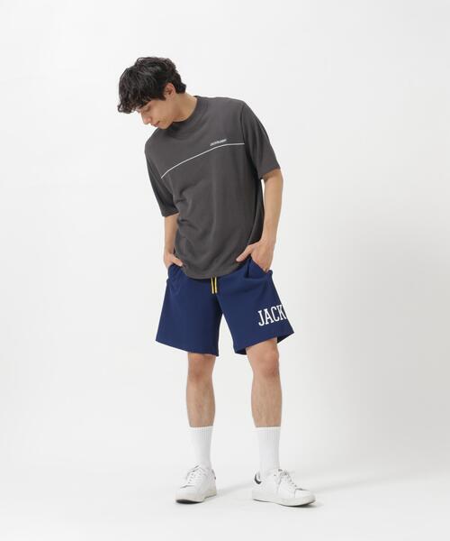 Jack Bunny!!(ジャックバニー)の「【Jack Bunny!!】半袖モックネックニット(ニット/セーター・メンズ・ブラック/グレー/ベージュ・LARGE/MEDIUM/X-LARGE)」の14枚目の写真