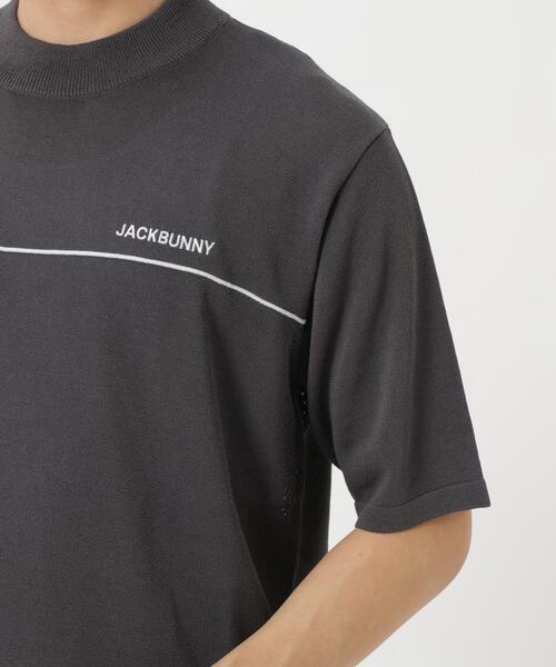Jack Bunny!!(ジャックバニー)の「【Jack Bunny!!】半袖モックネックニット(ニット/セーター・メンズ・ブラック/グレー/ベージュ・LARGE/MEDIUM/X-LARGE)」の19枚目の写真
