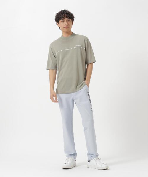 Jack Bunny!!(ジャックバニー)の「【Jack Bunny!!】半袖モックネックニット(ニット/セーター・メンズ・ブラック/グレー/ベージュ・LARGE/MEDIUM/X-LARGE)」の4枚目の写真
