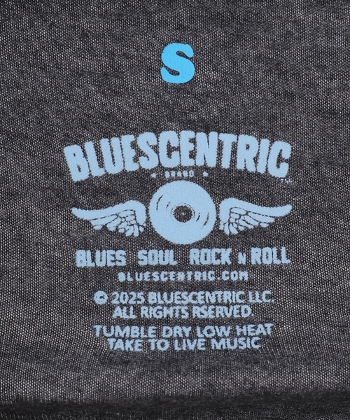 SLOBE IENA(スローブイエナ)の「BLUESCENTRIC/ブルースセントリック LOGO TEE(Tシャツ/カットソー・レディース・スカイブルー/ブラック/イエロー・FREE)」の10枚目の写真