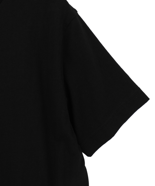 CURRENTAGE(カレンテージ)の「Organic Cotton Jersey Drawstring Cut And Sew(Tシャツ/カットソー・レディース・ホワイト/ブラック・1)」の5枚目の写真