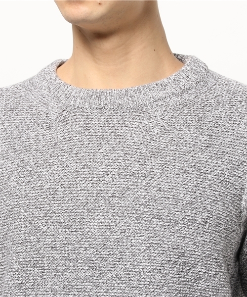 ABAHOUSE（アバハウス）の「コットン/アクリル　ワッフルプルオーバーニット（ニット/セーター・メンズ・カーキ/ネイビー/グレー・2/3/4）」の6枚目の写真