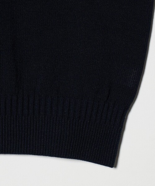 UNITED ARROWS(ユナイテッドアローズ)の「クルーネック ベーシック ショートスリーブ ニット ‐ウォッシャブル‐(ニット/セーター・レディース・ナチュラル/ネイビー/ケリーグリーン・FREE)」の13枚目の写真
