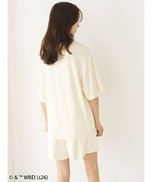 SNIDEL HOME(スナイデルホーム)の「【Tweety】【接触冷感】カットセットアップ(ルームウェア/パジャマ・レディース・イエロー/ピンク/アイボリー・F)」の12枚目の写真