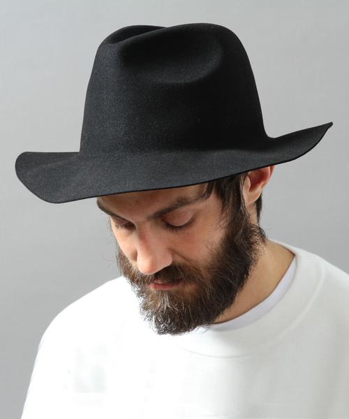 BEAUTY&YOUTH UNITED ARROWS（ビューティーアンドユースユナイテッドアローズ）の「BY フェルト ブリムハット◆（ハット・メンズ・グレー/オリーブ/ブラック/ネイビー・FREE）」の2枚目の写真