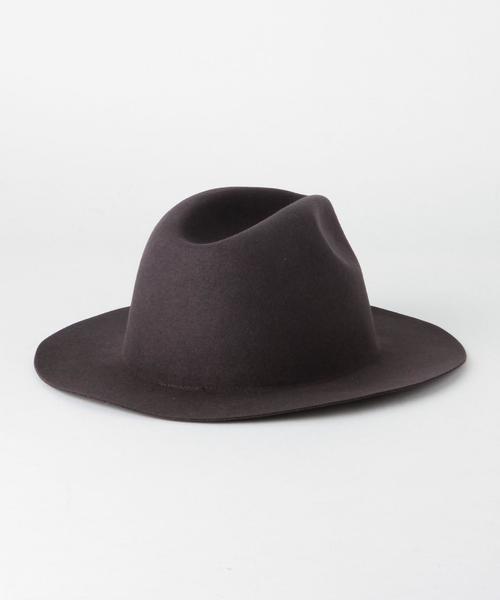 BEAUTY&YOUTH UNITED ARROWS（ビューティーアンドユースユナイテッドアローズ）の「BY フェルト ブリムハット◆（ハット・メンズ・グレー/オリーブ/ブラック/ネイビー・FREE）」の6枚目の写真