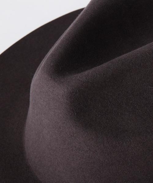 BEAUTY&YOUTH UNITED ARROWS（ビューティーアンドユースユナイテッドアローズ）の「BY フェルト ブリムハット◆（ハット・メンズ・グレー/オリーブ/ブラック/ネイビー・FREE）」の7枚目の写真