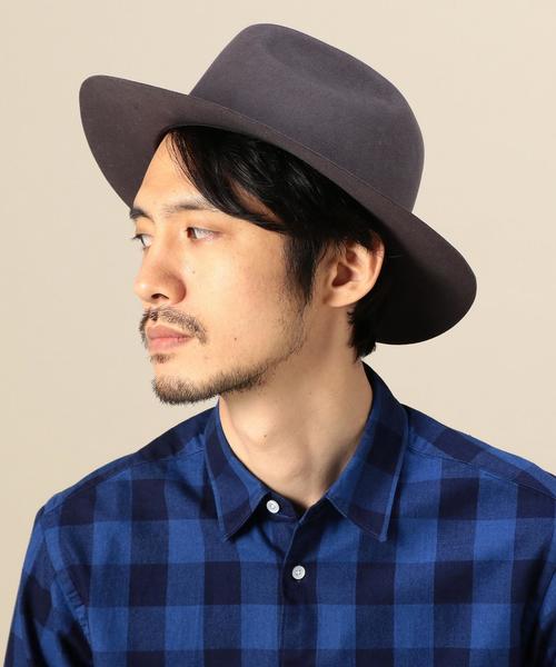 BEAUTY&YOUTH UNITED ARROWS（ビューティーアンドユースユナイテッドアローズ）の「BY フェルト ブリムハット◆（ハット・メンズ・グレー/オリーブ/ブラック/ネイビー・FREE）」の11枚目の写真