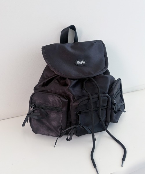 frunco(フランコ)の「【ZOZOTOWN限定】サテンリュック(バックパック/リュック・レディース・ブルー/グレー/アイボリー/ブラック・FREE)」の12枚目の写真