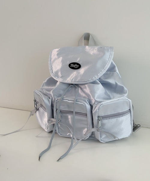 frunco(フランコ)の「【ZOZOTOWN限定】サテンリュック(バックパック/リュック・レディース・ブルー/グレー/アイボリー/ブラック・FREE)」の13枚目の写真