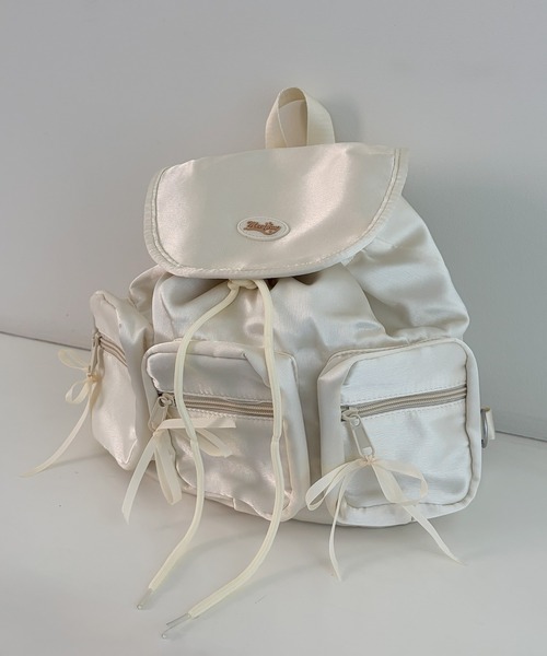 frunco(フランコ)の「【ZOZOTOWN限定】サテンリュック(バックパック/リュック・レディース・ブルー/グレー/アイボリー/ブラック・FREE)」の10枚目の写真
