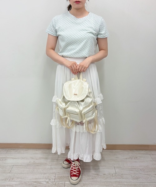 frunco(フランコ)の「【ZOZOTOWN限定】サテンリュック(バックパック/リュック・レディース・ブルー/グレー/アイボリー/ブラック・FREE)」の18枚目の写真