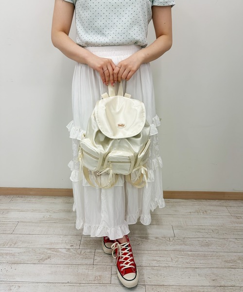 frunco(フランコ)の「【ZOZOTOWN限定】サテンリュック(バックパック/リュック・レディース・ブルー/グレー/アイボリー/ブラック・FREE)」の22枚目の写真