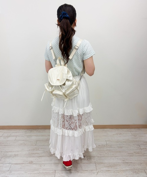 frunco(フランコ)の「【ZOZOTOWN限定】サテンリュック(バックパック/リュック・レディース・ブルー/グレー/アイボリー/ブラック・FREE)」の19枚目の写真
