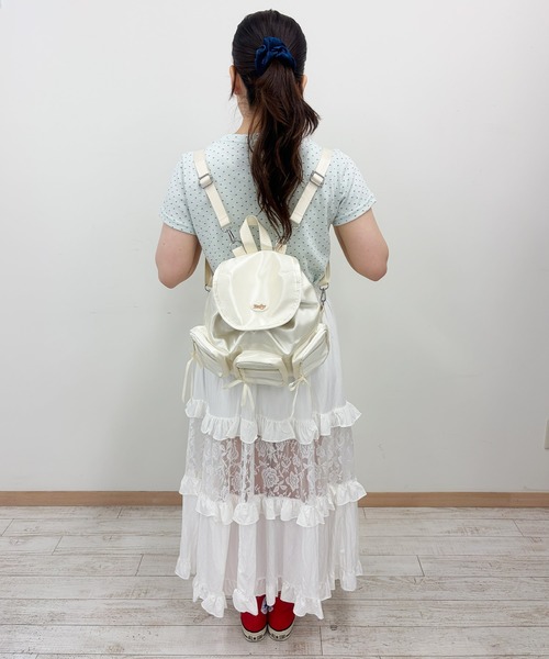 frunco(フランコ)の「【ZOZOTOWN限定】サテンリュック(バックパック/リュック・レディース・ブルー/グレー/アイボリー/ブラック・FREE)」の21枚目の写真