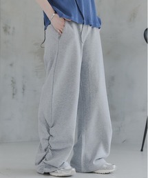 Confirm（コンファーム）の「Side-Gather Gradient Sweatpants    サイドギャザー グラデーションスウェットパンツ メンズ ウィメンズ ユニセックス（その他パンツ）」