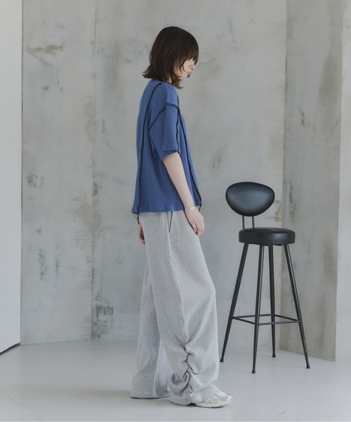 Confirm（コンファーム）の「Side-Gather Gradient Sweatpants /  サイドギャザー グラデーションスウェットパンツ メンズ ウィメンズ ユニセックス（その他パンツ・メンズ・チャコールグレー/グレー/ブラック・L/M/S）」の11枚目の写真
