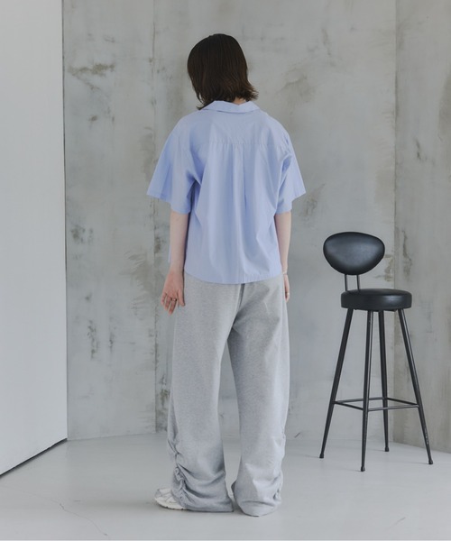 Confirm（コンファーム）の「Side-Gather Gradient Sweatpants /  サイドギャザー グラデーションスウェットパンツ メンズ ウィメンズ ユニセックス（その他パンツ・メンズ・チャコールグレー/グレー/ブラック・L/M/S）」の9枚目の写真