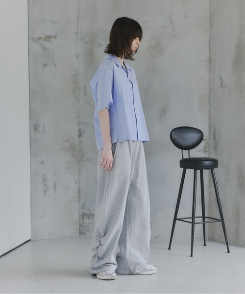 Confirm（コンファーム）の「Side-Gather Gradient Sweatpants /  サイドギャザー グラデーションスウェットパンツ メンズ ウィメンズ ユニセックス（その他パンツ・メンズ・チャコールグレー/グレー/ブラック・L/M/S）」の8枚目の写真