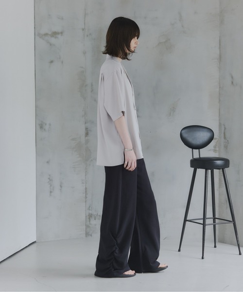 Confirm（コンファーム）の「Side-Gather Gradient Sweatpants /  サイドギャザー グラデーションスウェットパンツ メンズ ウィメンズ ユニセックス（その他パンツ・メンズ・チャコールグレー/グレー/ブラック・L/M/S）」の21枚目の写真