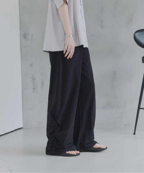 Confirm（コンファーム）の「Side-Gather Gradient Sweatpants /  サイドギャザー グラデーションスウェットパンツ メンズ ウィメンズ ユニセックス（その他パンツ・メンズ・チャコールグレー/グレー/ブラック・L/M/S）」の16枚目の写真