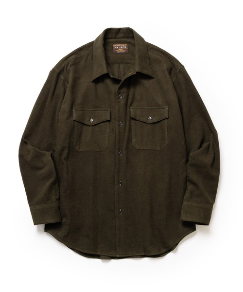 MR.OLIVE(ミスターオリーブ)の「AIRY BRUSHED SATIN / CPO SHIRT /M263128(シャツ/ブラウス・メンズ・ネイビー/グリーン・LARGE/MEDIUM/SMALL)」の8枚目の写真
