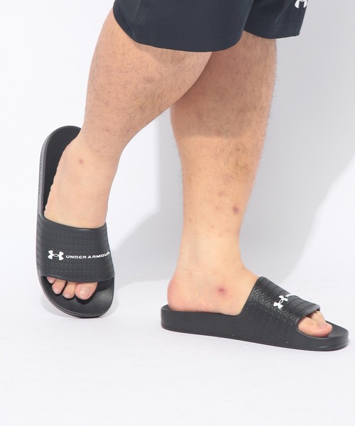 UNDER ARMOUR(アンダーアーマー)の「サンダル スライド メンズ 大きいサイズ ワンポイントロゴ シャワーサンダル UNDER ARMOUR (アンダーアーマー)(サンダル・メンズ・ブルー/ホワイト/ブラック・29.0cm/30.0cm)」の13枚目の写真