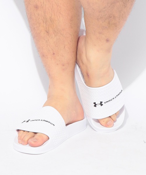 UNDER ARMOUR(アンダーアーマー)の「サンダル スライド メンズ 大きいサイズ ワンポイントロゴ シャワーサンダル UNDER ARMOUR (アンダーアーマー)(サンダル・メンズ・ブルー/ホワイト/ブラック・29.0cm/30.0cm)」の10枚目の写真