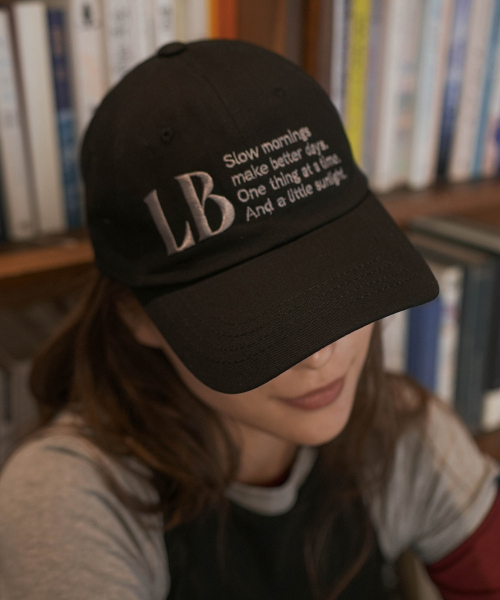 LENEE B(レニービー)の「スローモーニングボールキャップブラック(キャップ・レディース・その他・FREE)」の1枚目の写真